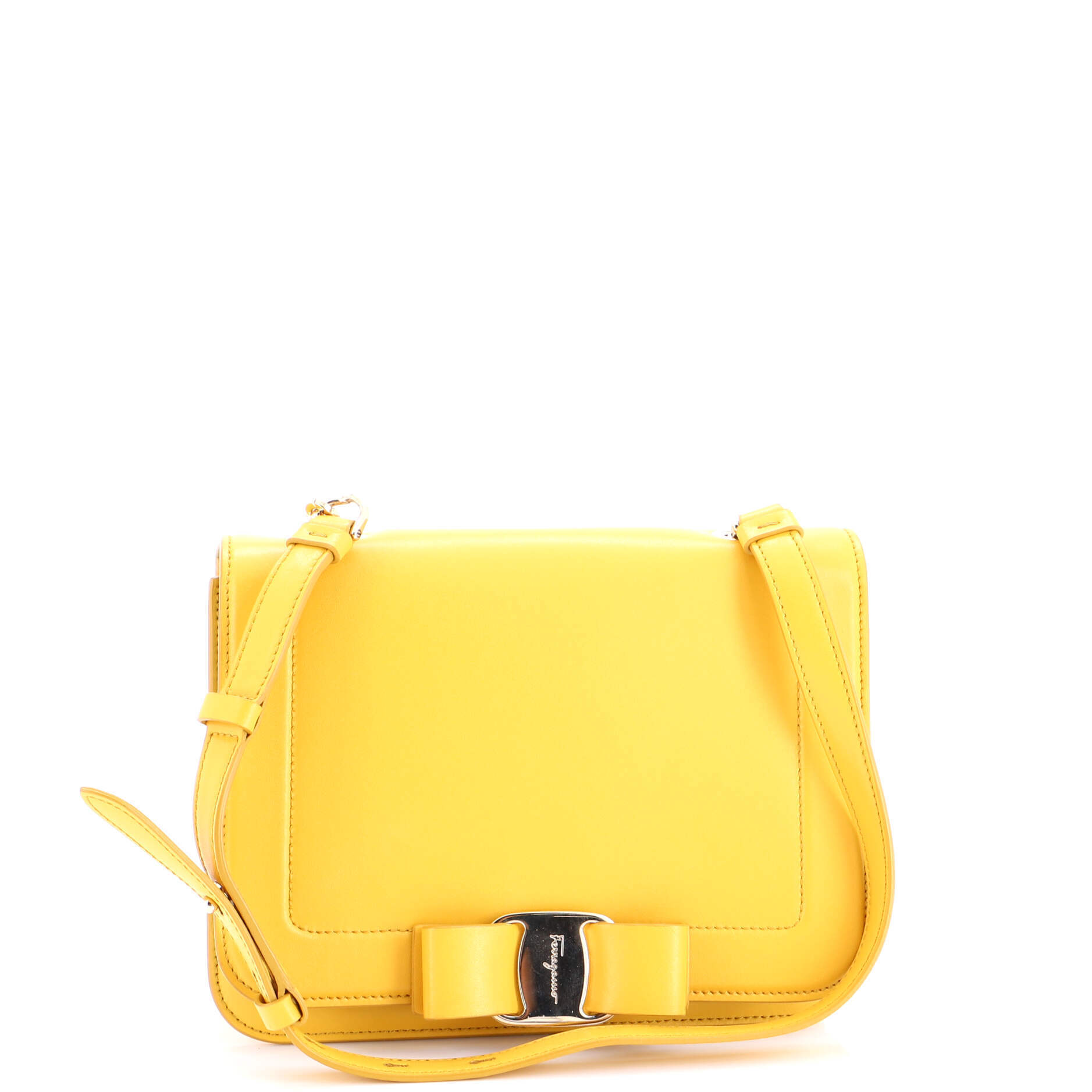 Salvatore Ferragamo Small Vara Bow Crossbody Bag Leather